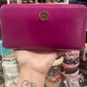 Tory Burch Fuchsia leather Wallet